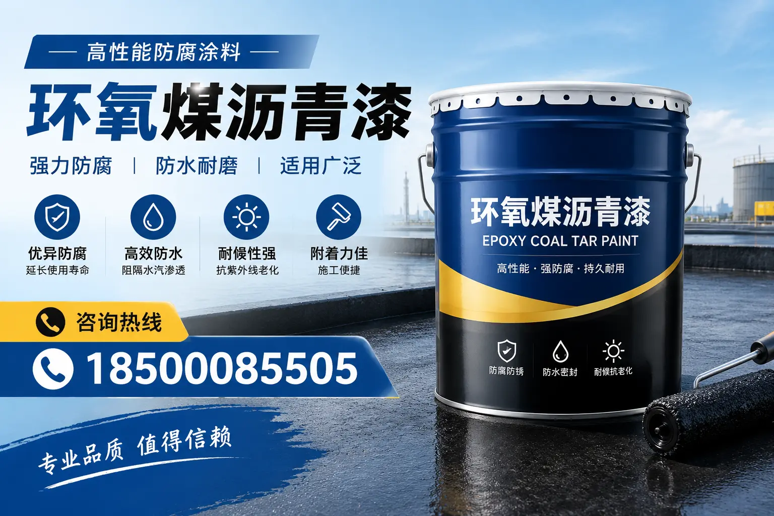 环氧煤沥青漆的主要成分与功能,钦州用户深度了解